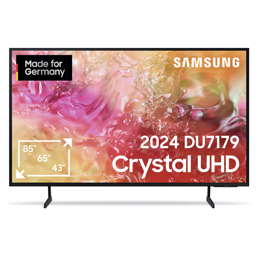 Samsung Crystal UHD 4K DU7179 LED-TV 125 cm 50 Zoll EEK G (A - G) CI+, DVB-C, DVB-S2, DVB-T2 HD, WLAN, UHD, Smart TV Sch